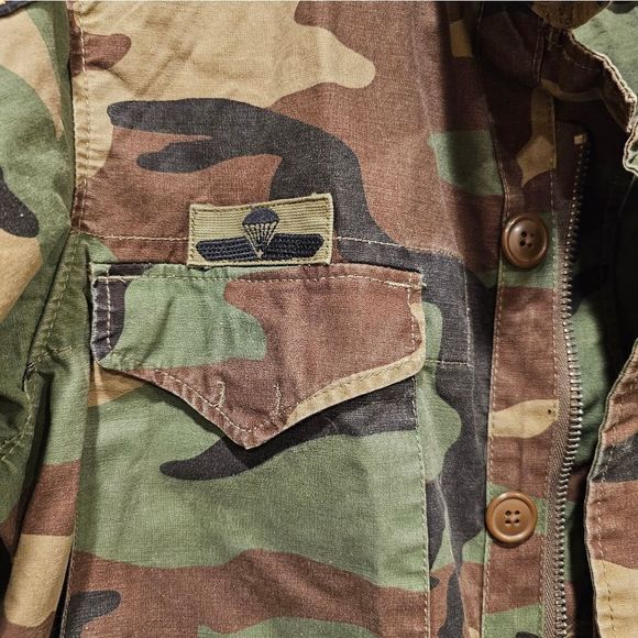 SOLD!! POLO RALPH LAUREN Camo Fatique Military Utility Jacket - Size XL - Picture 7 of 11